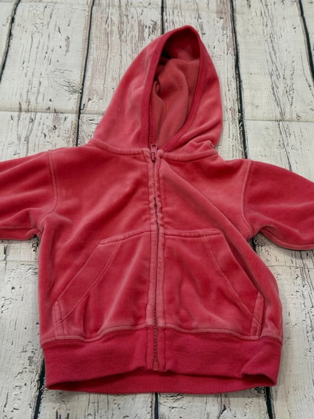 Lands' End baby girl hoodie 0-3 months old